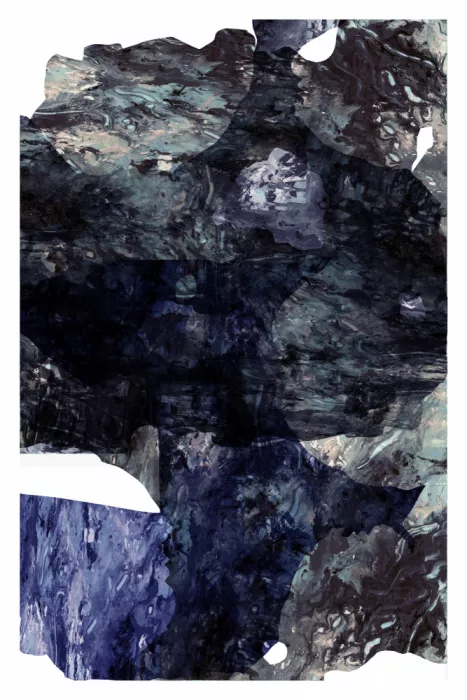 cartissi: Abstracción geométrica azul costera 2