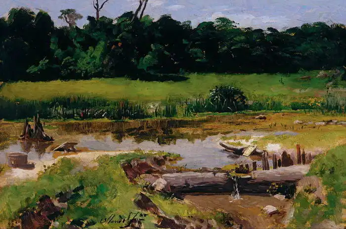 Almeida Júnior, José: Krajina u řeky