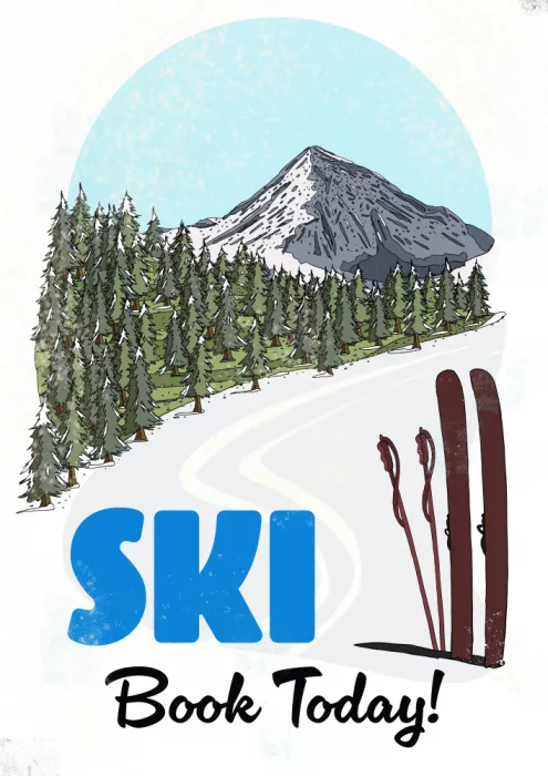 Nicholas: Vintage Ski Book Hoy