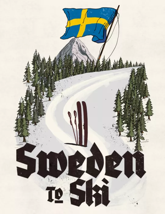 Nicholas: Vintage Suecia para esquiar