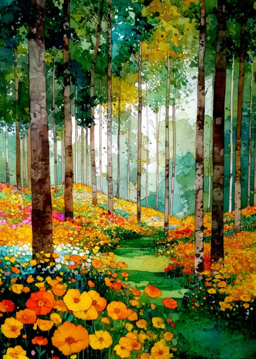 Jaszke, Justyna: Flora según Klimt 6