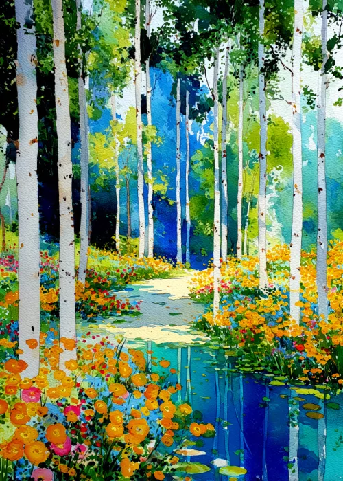Jaszke, Justyna: Flora según Klimt 10