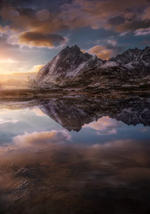 Joanaduenas: Refletions in the fjord 7S6607