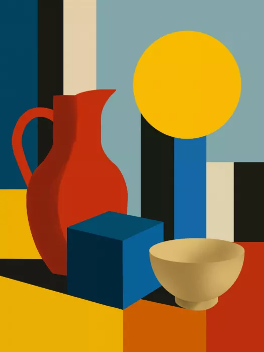 Dean, Little: Abstract Still Life with Shapes