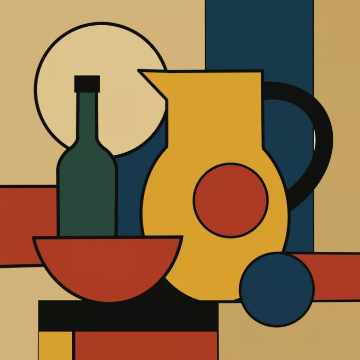 Dean, Little: Geometric Still Life Composition