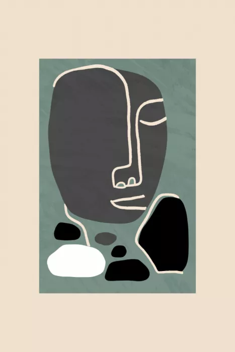 cartissi: Retrato abstracto neocubista 1