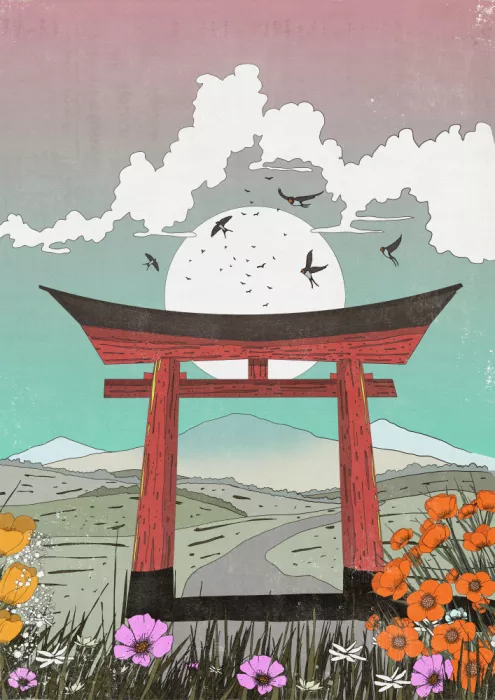 Nicholas: Poster di viaggio Kyoto Giappone