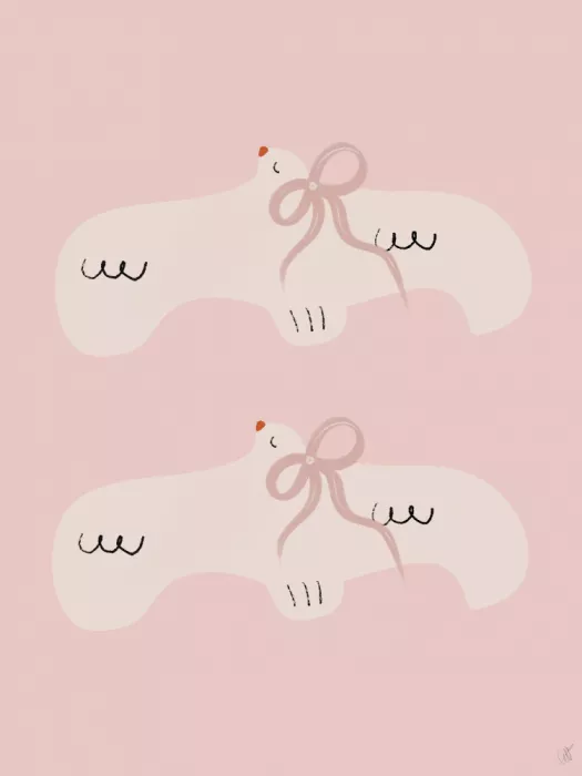 Volfova, Anne-Marie: Pink Pastel Birds