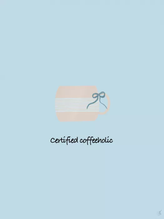 Volfova, Anne-Marie: Amante del caffè (blu)