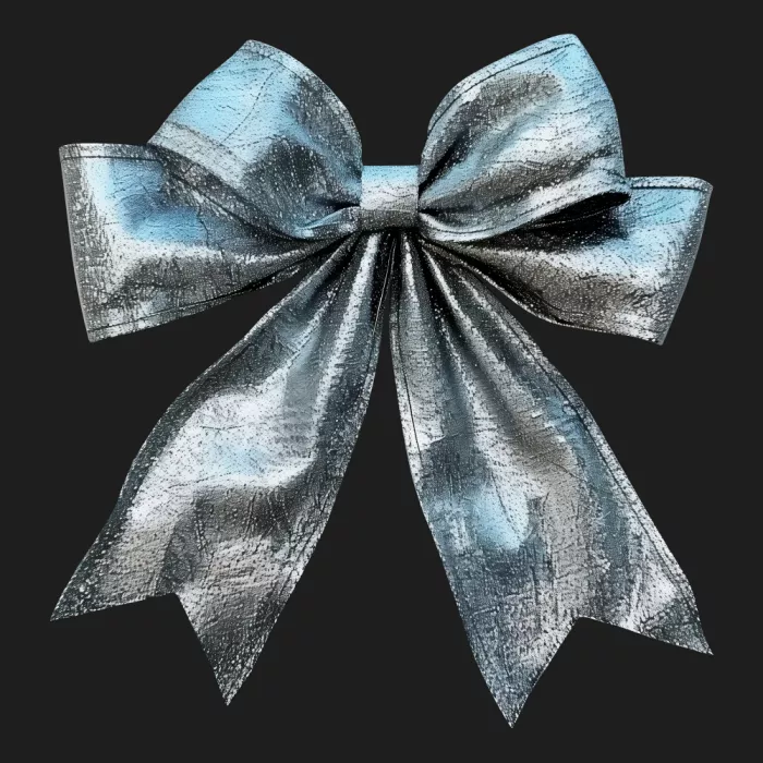 Barsrsind, Marika: Dark Silver Vintage Bow