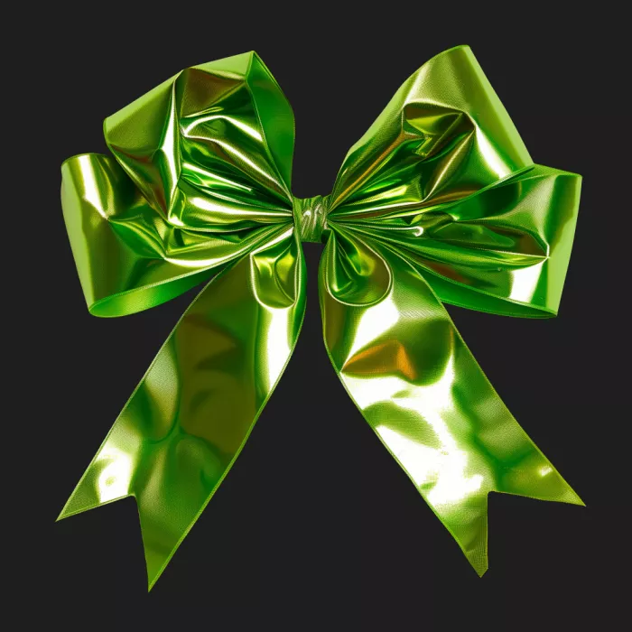Barsrsind, Marika: Green Glossy Bow