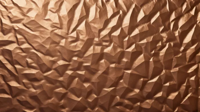 Barsrsind, Marika: Wrinkled Metallic Paper Texture