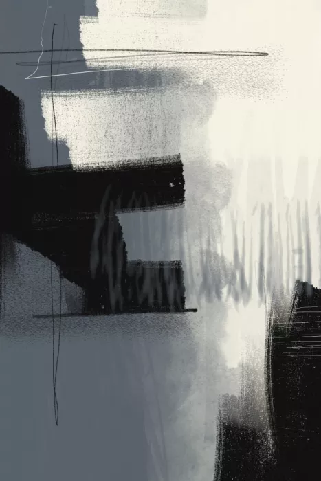 Kulkarni, Nilesh: Etude - Monochrome Abstract