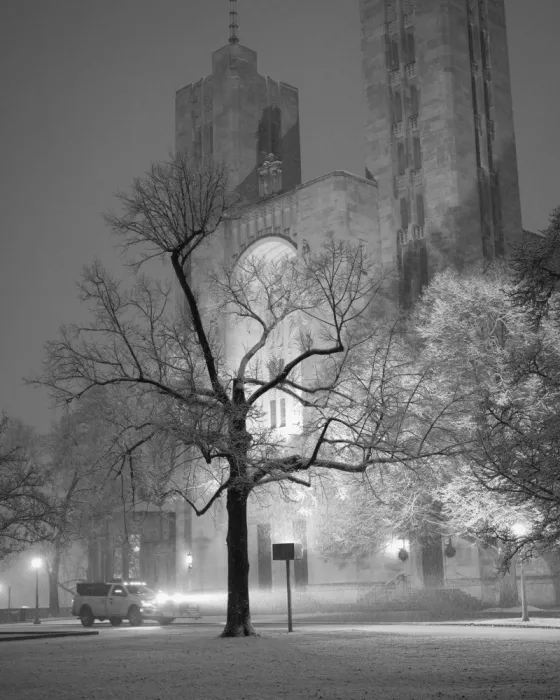 Pilla, J. Scott: Cattedrale di Maria Regina nella neve