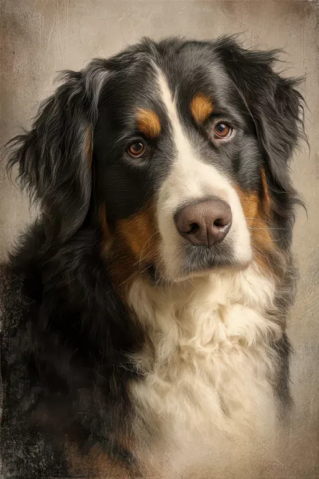 Kulik, Rafal: Porträt des Berner Sennenhunds 2