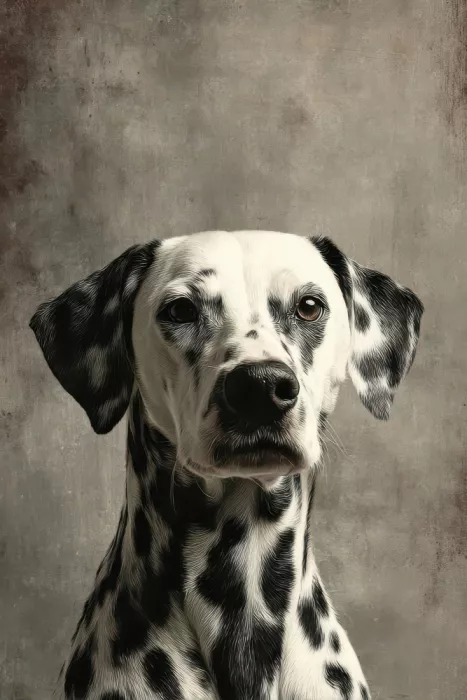 Kulik, Rafal: Portrait de chien dalmatien Art Vintage 3