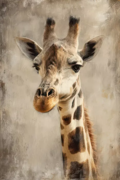 Kulik, Rafal: Giraffenporträt eines majestätischen Tieres 1