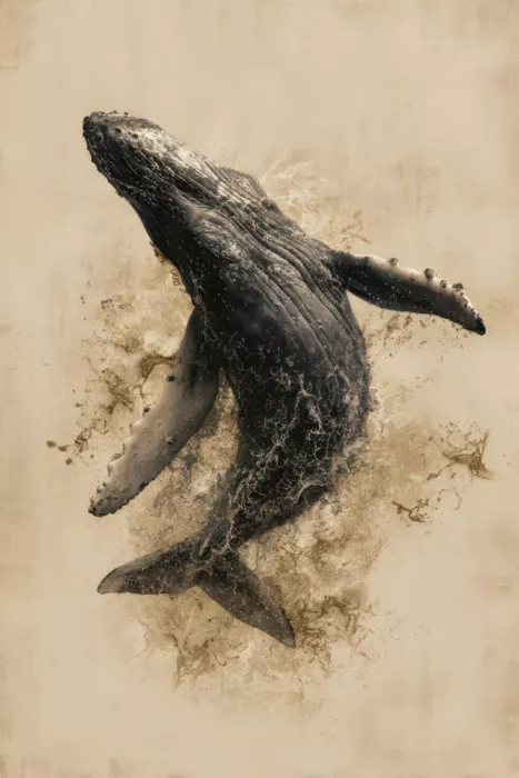 Kulik, Rafal: Baleine - Illustration artistique d