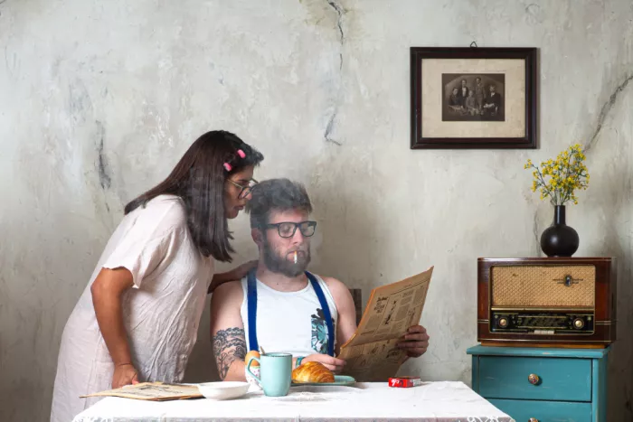 Franke, Ruth: Mi esposa, yo y las noticias