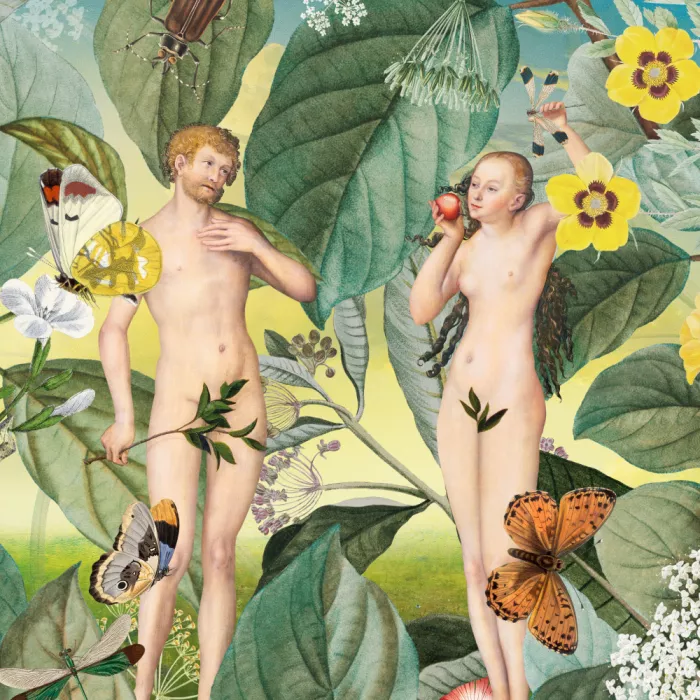 den, van Marja: Adam und Eva im botanischen Garten