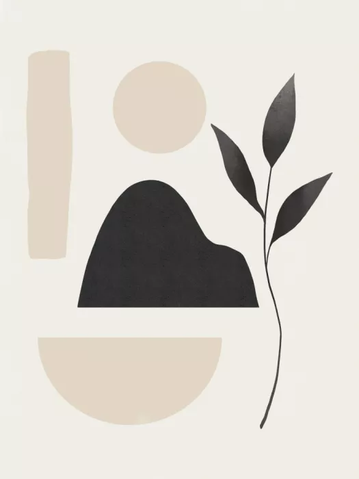 Dean, Little: Minimalistische geometrische Naturkomposition