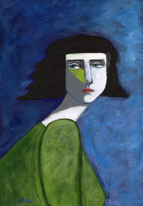 Bursic, Sharyn: Expressive Portrait Never Look Back