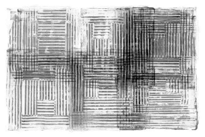 cartissi: Abstracto lineal monocromático tejido 1