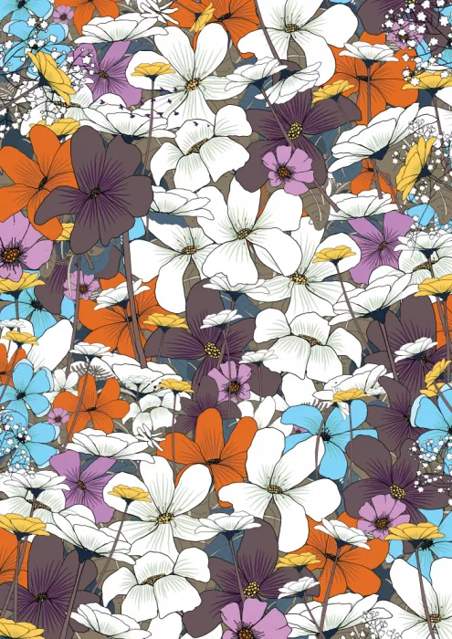 Nicholas: Retro Vintage Flowers