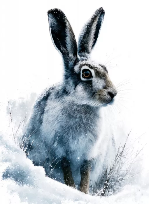 Jaszke, Justyna: Winter Animal Hare 1