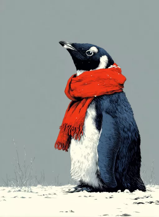 Jaszke, Justyna: Winter Animal Pinguin 3