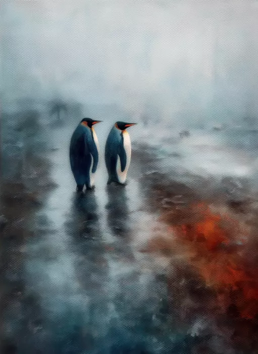 Jaszke, Justyna: Animales de invierno Pingüinos 3