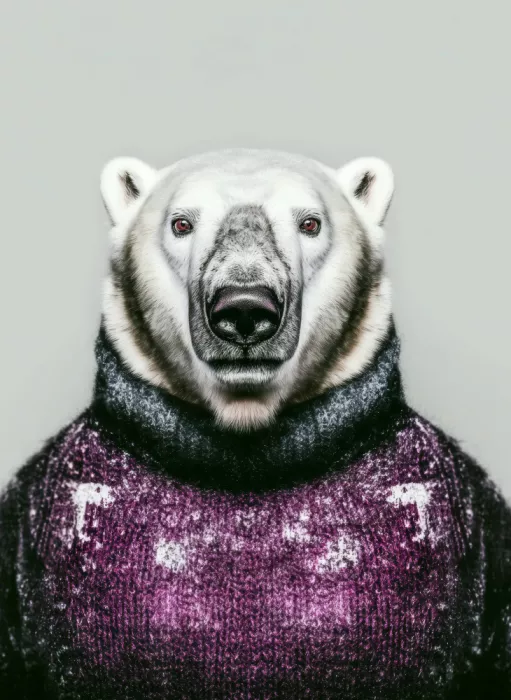 Jaszke, Justyna: Winter Animal Polar Bear 1