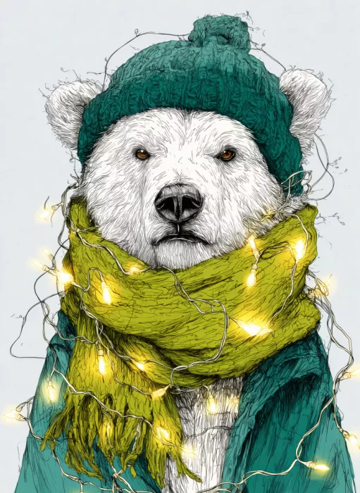 Jaszke, Justyna: Winter Animal Polar Bear 5