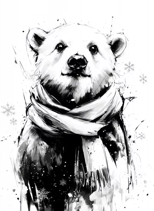 Jaszke, Justyna: Winter Animal Polar Bear 8