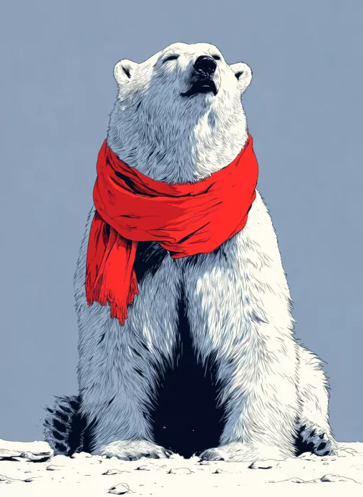 Jaszke, Justyna: Winter Animal Polar Bear 9