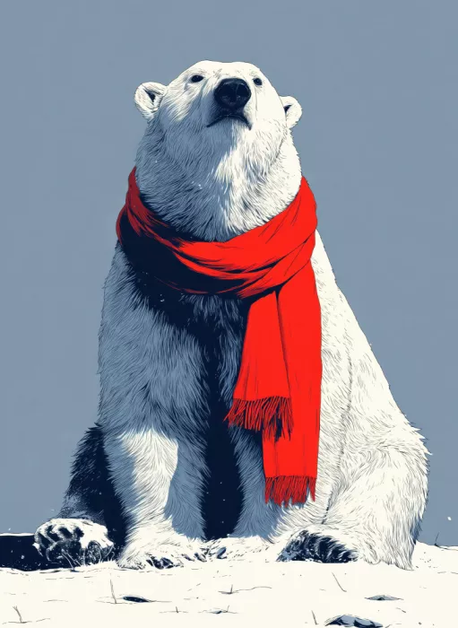 Jaszke, Justyna: Winter Animal Polar Bear 10