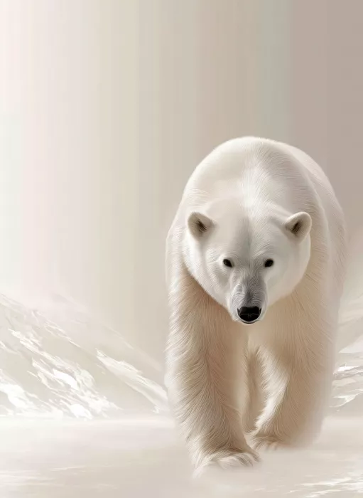 Jaszke, Justyna: Animal de invierno Oso polar 16