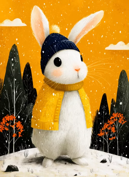 Jaszke, Justyna: Winter Animal Rabbit 1