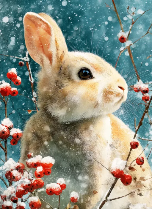 Jaszke, Justyna: Winter Animal Rabbit 2