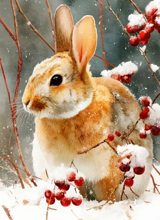 Jaszke, Justyna: Winter Animal Rabbit 3