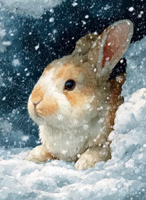 Jaszke, Justyna: Winter Animal Rabbit 6