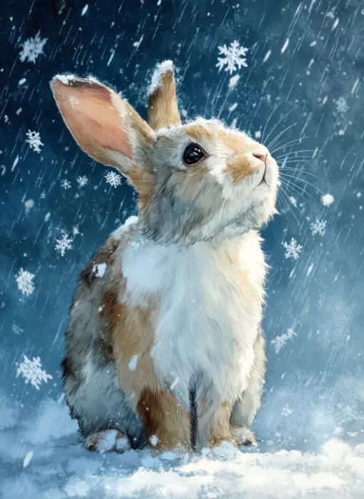 Jaszke, Justyna: Winter Animal Rabbit 7