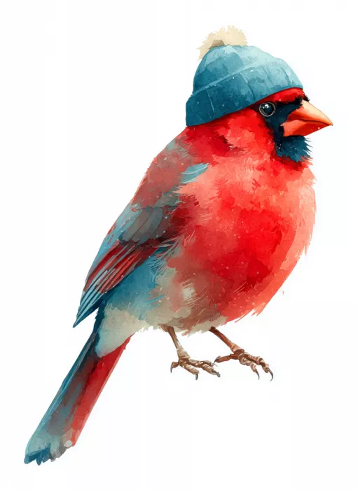 Jaszke, Justyna: Animal Invernal Cardenal Rojo