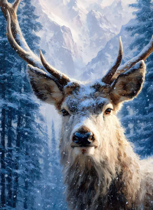 Jaszke, Justyna: Winter Animal Reindeer 2