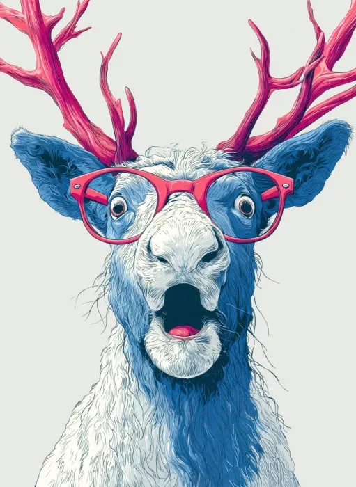 Jaszke, Justyna: Winter Animal Reindeer 6