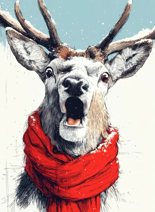 Jaszke, Justyna: Winter Animal Reindeer 7
