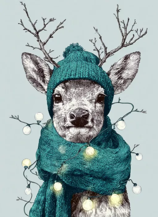 Jaszke, Justyna: Winter Animal Reindeer 9