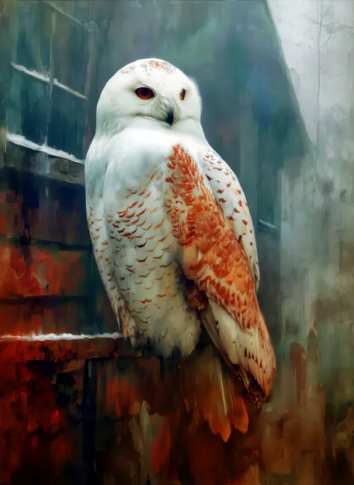 Jaszke, Justyna: Winter Animal Snowy Owl 1