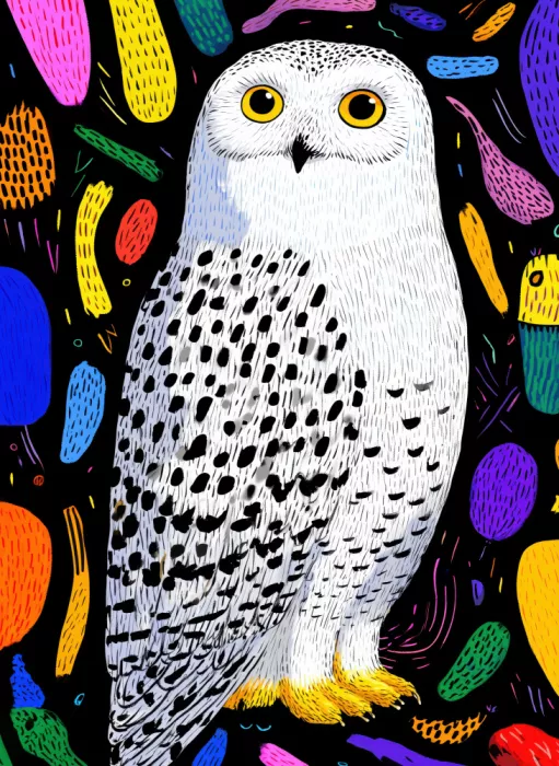 Jaszke, Justyna: Winter Animal Snowy Owl