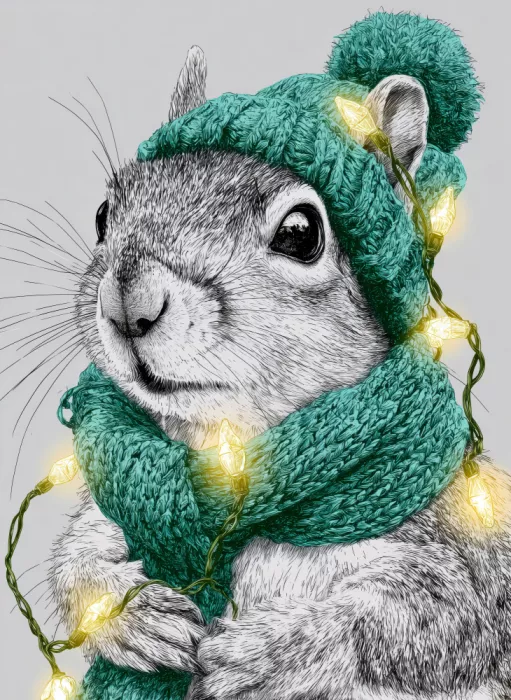 Jaszke, Justyna: Winter Animal Squirrel 6
